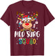 Med Surg Squad Reindeer Stethoscope Nurse Christmas T-Shirt - T-Shirt | Maroon
