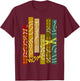 Crime Scene Victim Murder Mystery Dinner Chalk Outline T-Shirt - T-Shirt | Maroon