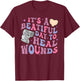 Its A Beautiful Day To Heal Wounds Retro Wound Care Nurse Os T-Shirt - T-Shirt | Maroon