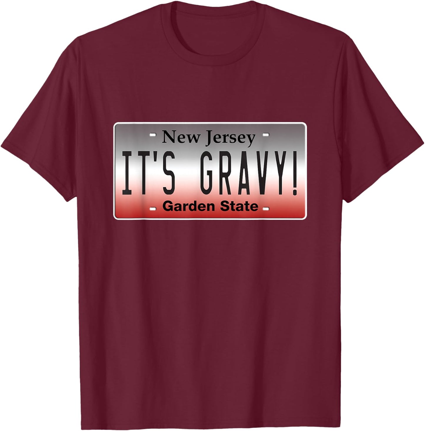 Its Gravy Funny Italian American Sauce NJ New Jersey Guido T-Shirt - T-Shirt | Maroon