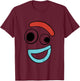Kids Disney Pixar Toy Story 4 Forky Big Face Smile Toddler T-Shirt - T-Shirt | Maroon