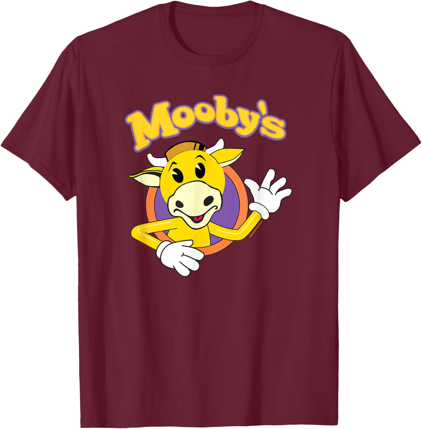 Jay and Silent Bob Mooby's Logo T-Shirt - T-Shirt | Maroon