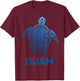 Guam Tribal Tattoo Blue Sea Turtle Souvenirs T-Shirt - T-Shirt | Maroon