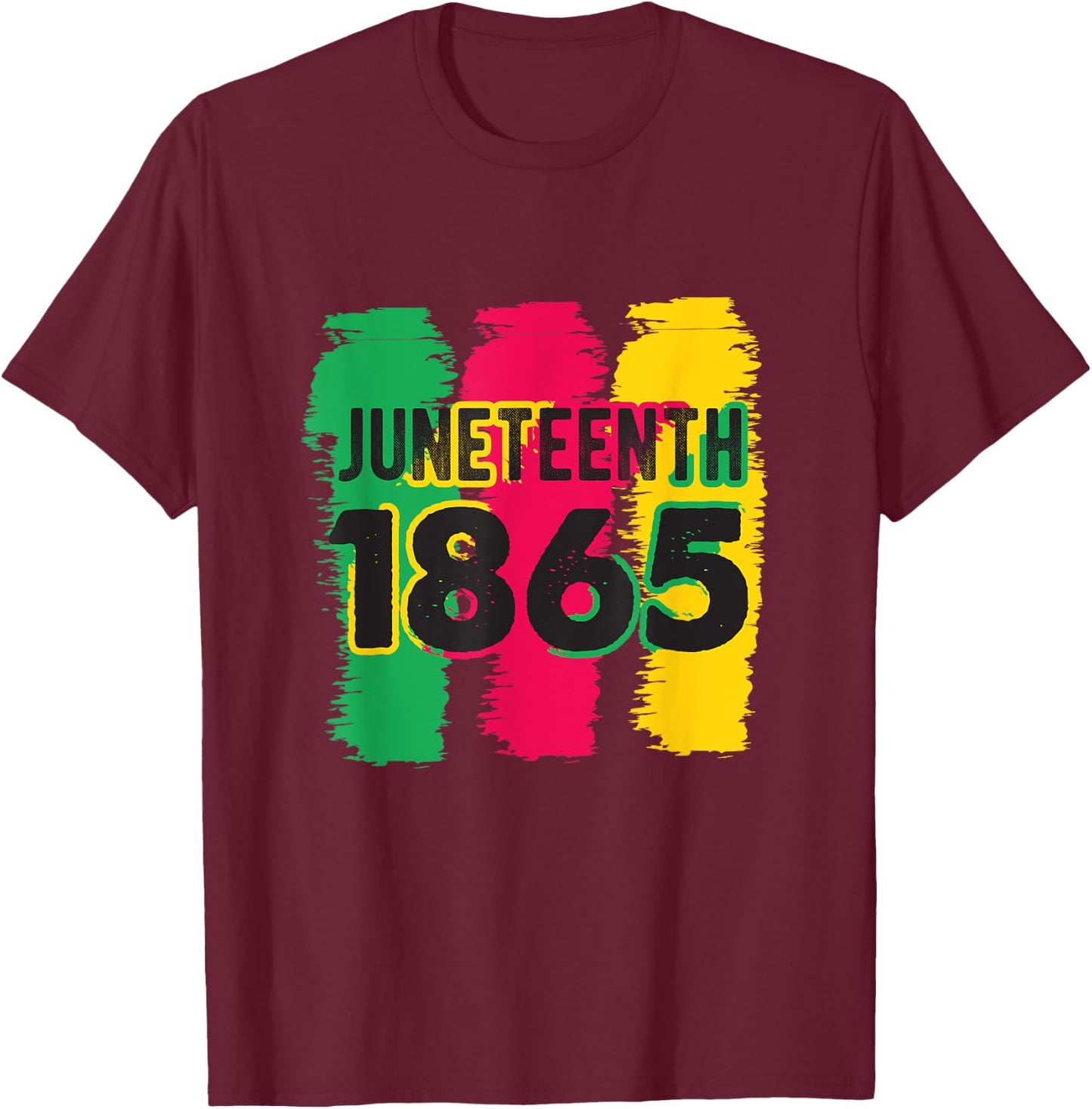 Juneteenth 1865 T-Shirt - T-Shirt | Maroon