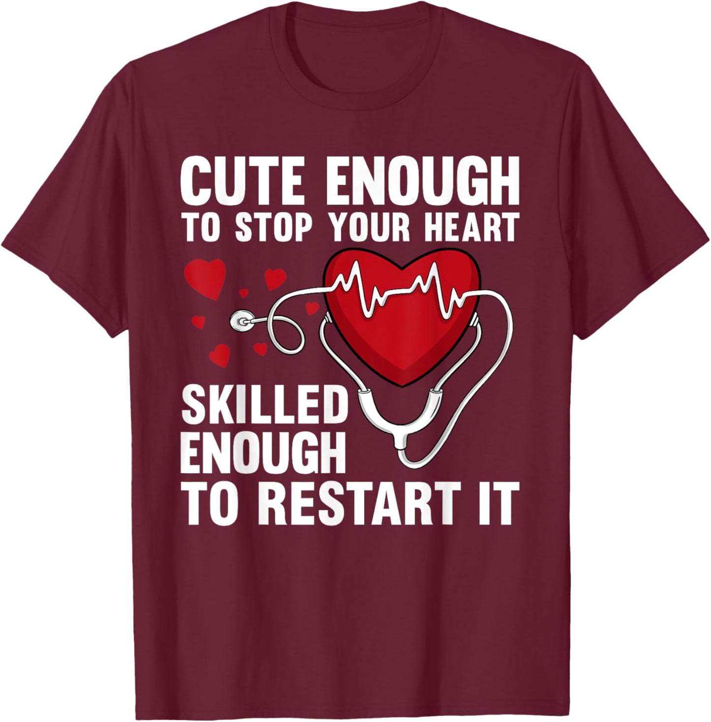 Cool Nurse Women Medical Assistant Nursing Aide CNA T-Shirt - T-Shirt | Maroon
