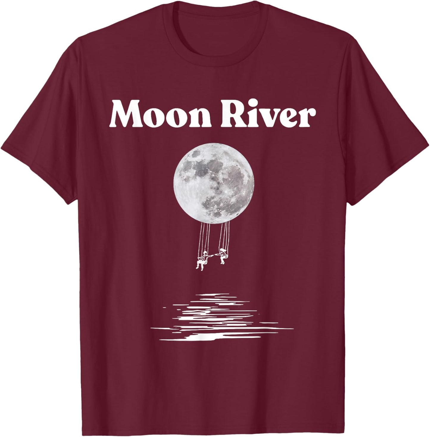 Moon River T-Shirt - T-Shirt | Maroon