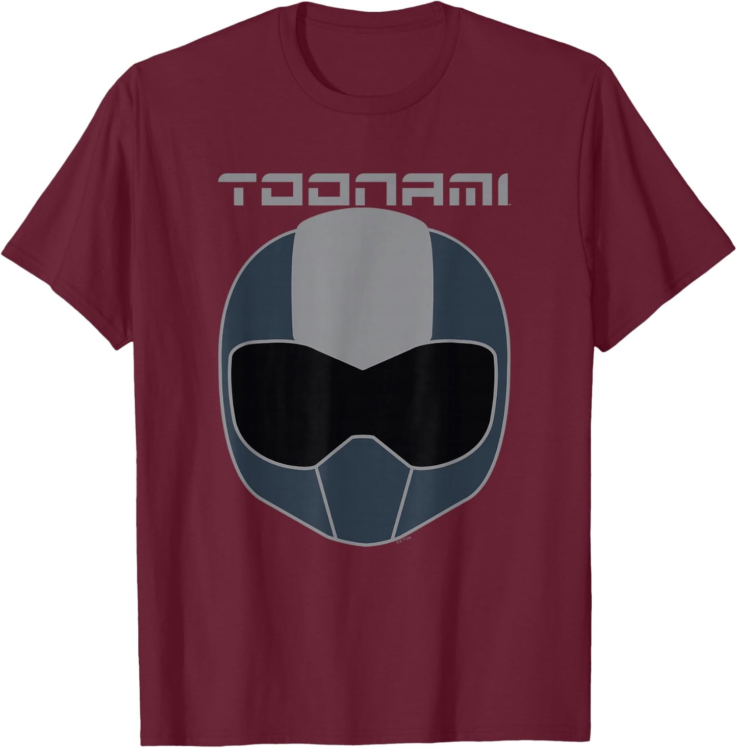 Toonami T.O.M. Simple Big Face T-Shirt - T-Shirt | Maroon