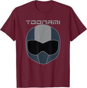 Toonami T.O.M. Simple Big Face T-Shirt - T-Shirt | Maroon