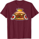 King Burger T-Shirt - T-Shirt | Maroon