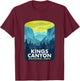Kings Canyon National Park T-Shirt - T-Shirt | Maroon