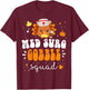 Nurse Turkey Matching MED SURG Gobble Squad Thanksgiving T-Shirt - T-Shirt | Maroon