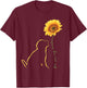 Labrador Retriever Dog You Are My Sunshine Paws Dogs T-Shirt - T-Shirt | Maroon