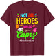 Not All Superheroes Wear Capes Lunch Lady Cafeteria Worker T-Shirt - T-Shirt | Maroon