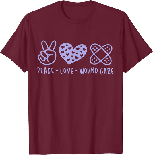 Medical Assistant Wound Care Nurse Surgical Recovery Tech T-Shirt - T-Shirt | Maroon