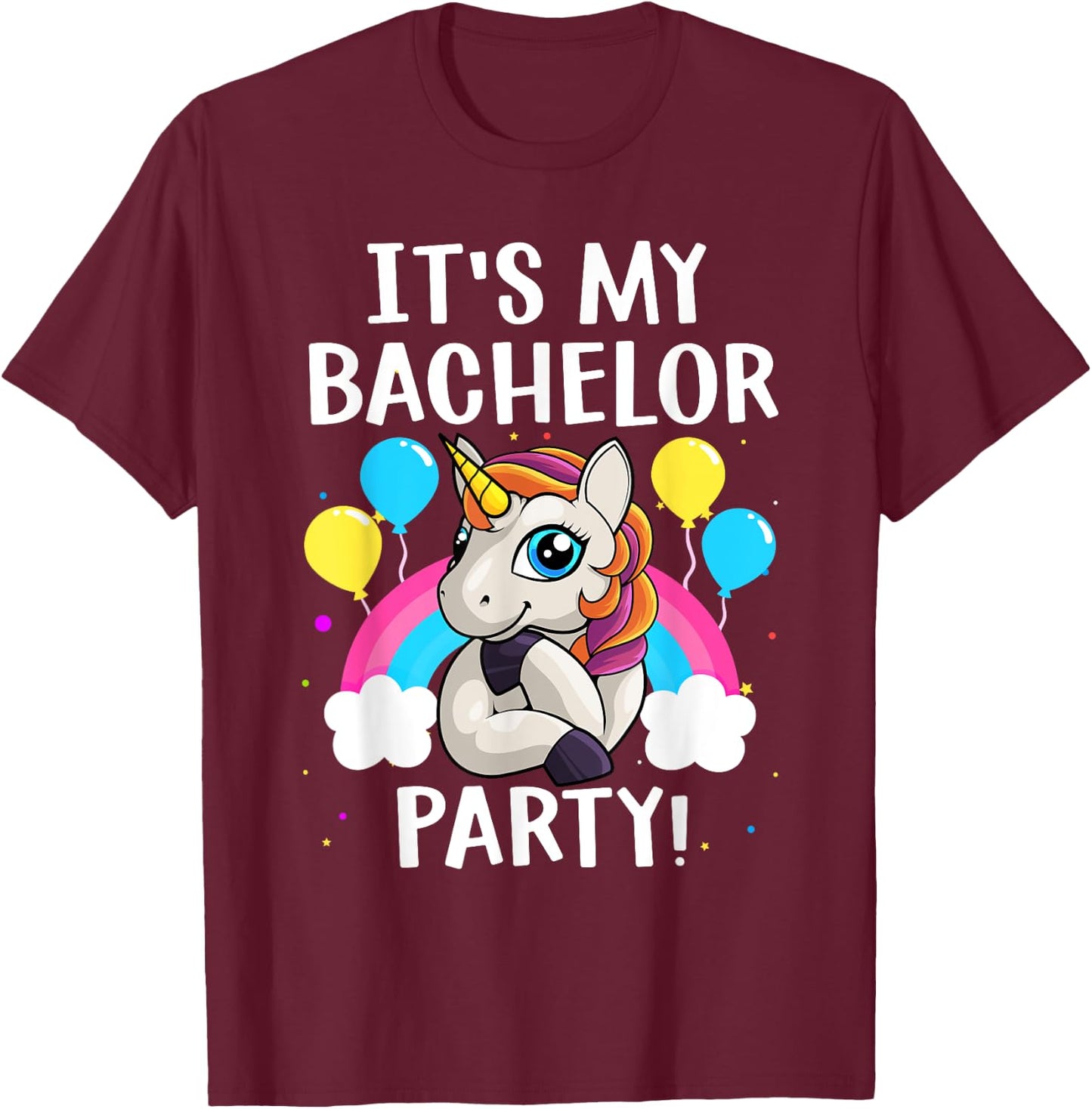 Cool Bachelor Party Art Boys Groom Wedding Marriage T-Shirt - T-Shirt | Maroon