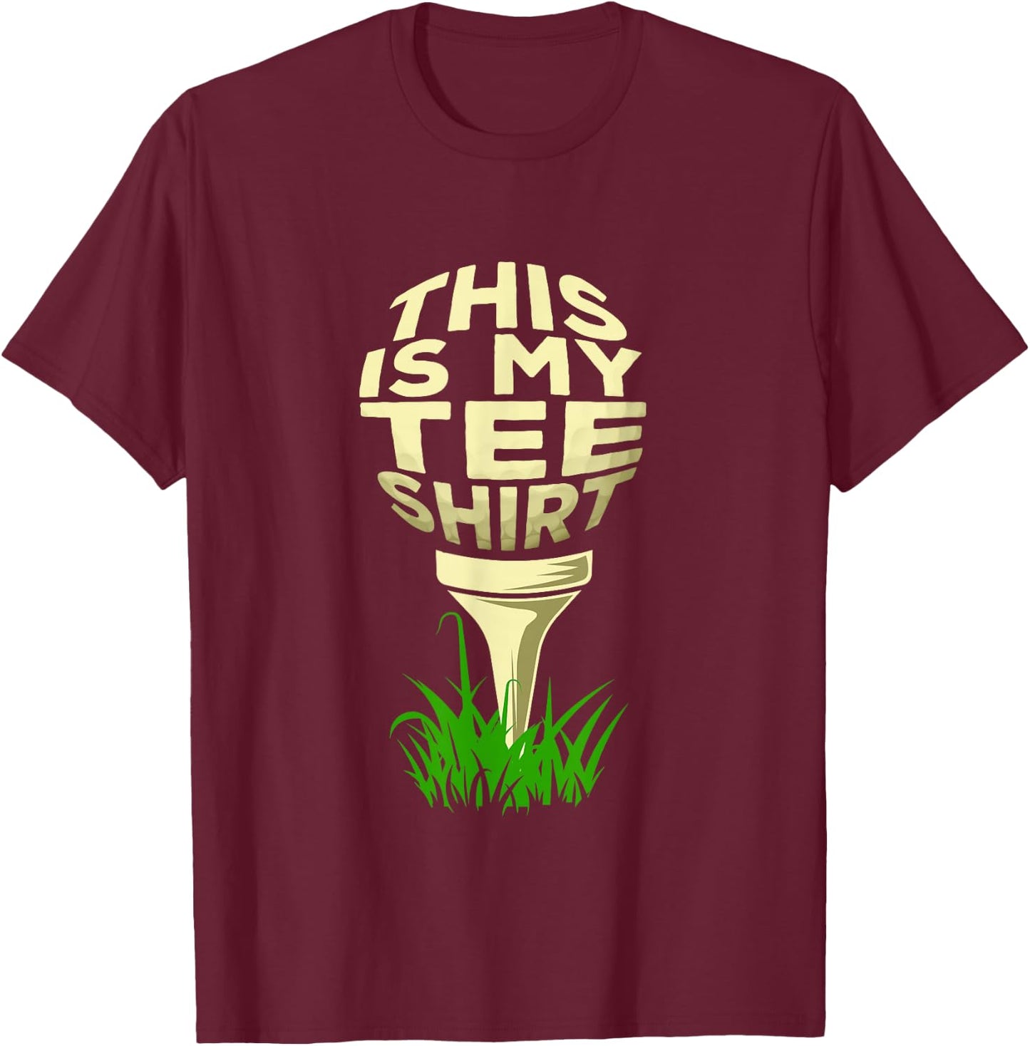 This Is My - Golfing Lover Golf Player Golfer T-Shirt - T-Shirt | Maroon