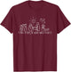 A Thrill Of Hope, The Weary World Rejoices, Nativity Scene T-Shirt - T-Shirt | Maroon