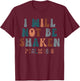 Vintage Psalm 16:8 I Will Not Be-Shaken Christian Costume T-Shirt - T-Shirt | Maroon