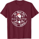 Santa North Pole coffee company brewed with magic Christmas T-Shirt - T-Shirt | Maroon