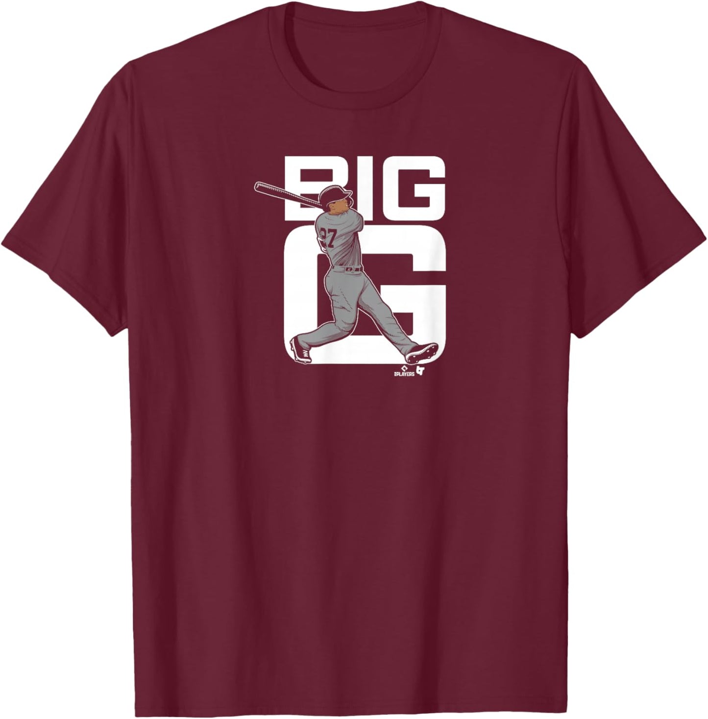 Giancarlo Stanton - Big G - New York Baseball T-Shirt - T-Shirt | Maroon