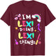 Kids I'm Lexi Doing Lexi Things Cute Girls Personalized Name T-Shirt - T-Shirt | Maroon