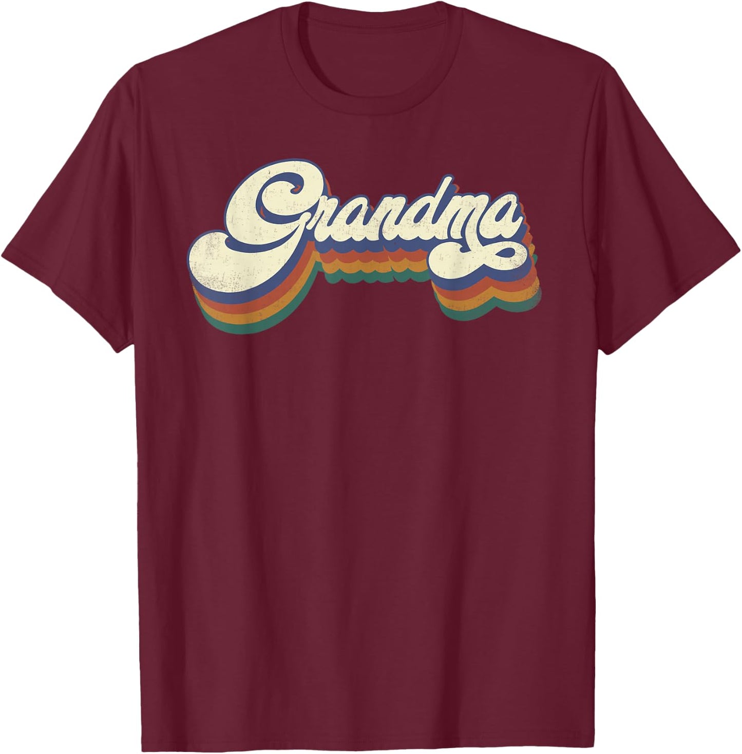 Grandma Gifts Retro Vintage Mother's Day Grandma T-Shirt - T-Shirt | Maroon