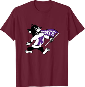 Kansas State Wildcats | Official NCAA University | RYLKSU06 T-Shirt - T-Shirt | Maroon