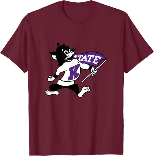 Kansas State Wildcats | Official NCAA University | RYLKSU06 T-Shirt - T-Shirt | Maroon