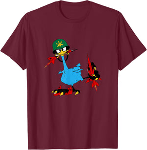 Oozlefinch Air Defense Artillery ADF US Army Fort Sill T-Shirt - T-Shirt | Maroon