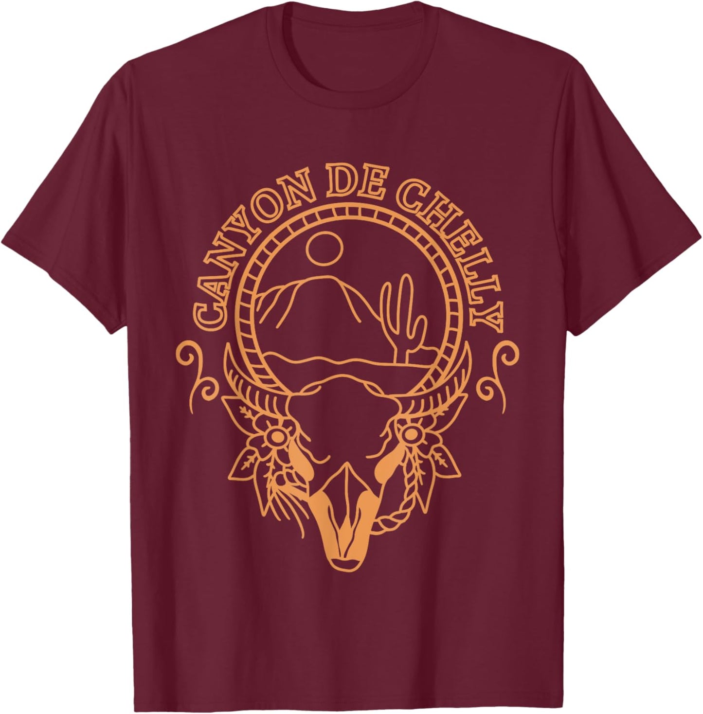 Canyon De Chelly Arizona T-Shirt - T-Shirt | Maroon