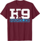 K9 Handler Police Dog Law Enforcement Police K9 Unit T-Shirt - T-Shirt | Maroon
