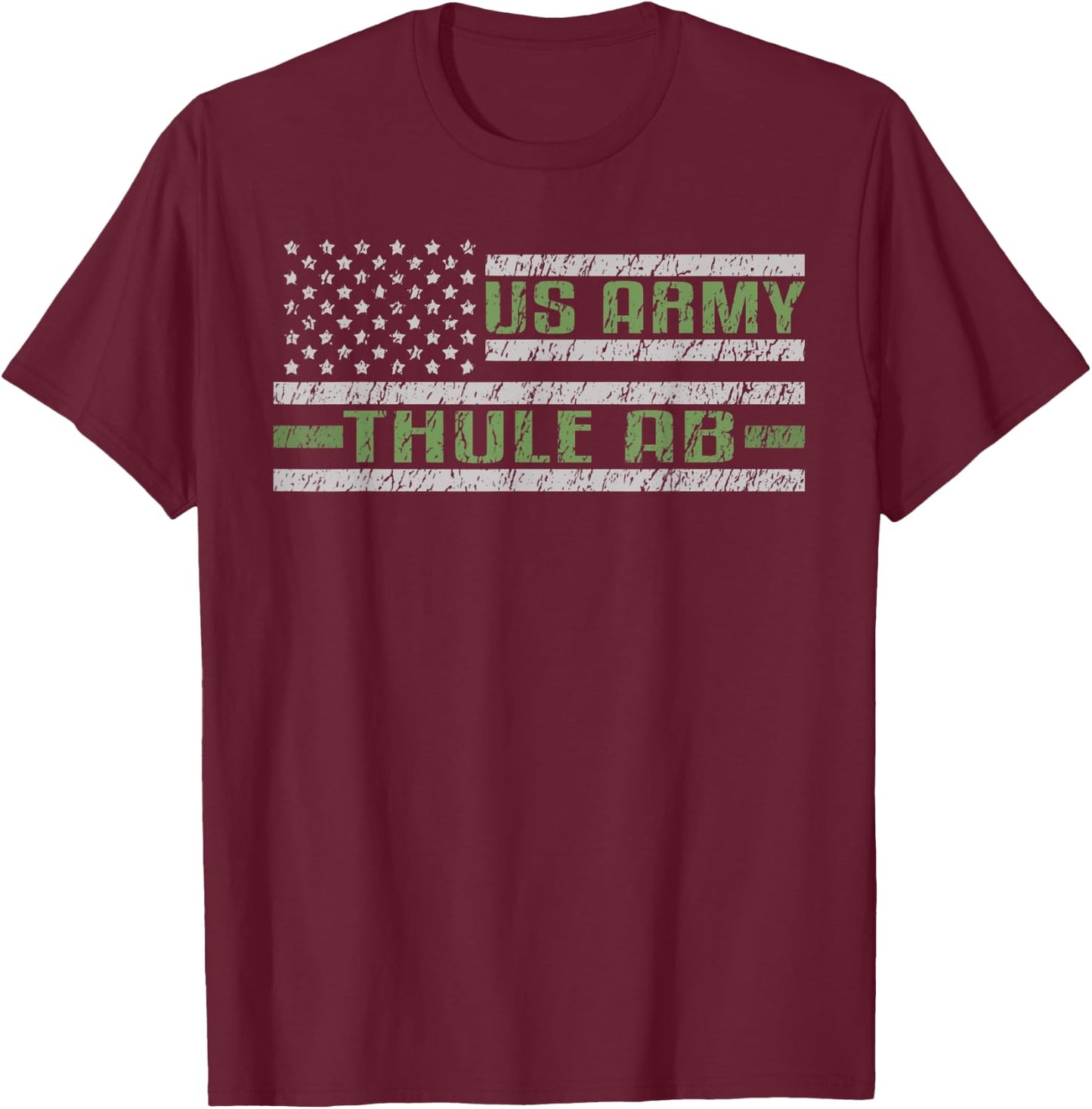 Thule AB US Military Installation Army Base T-Shirt - T-Shirt | Maroon