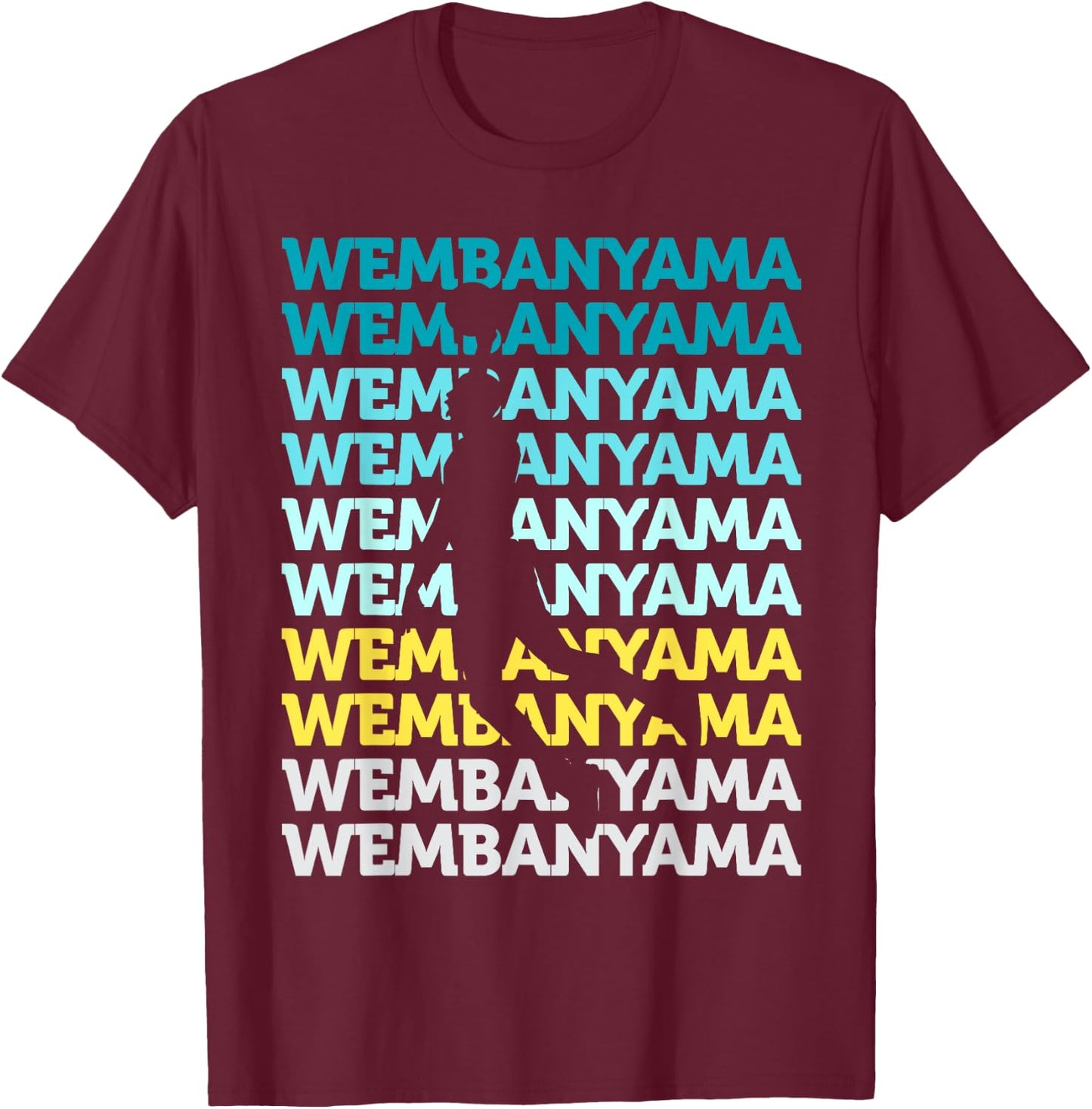 Wembanyama Basketball Amazing Gift Fan T-Shirt - T-Shirt | Maroon