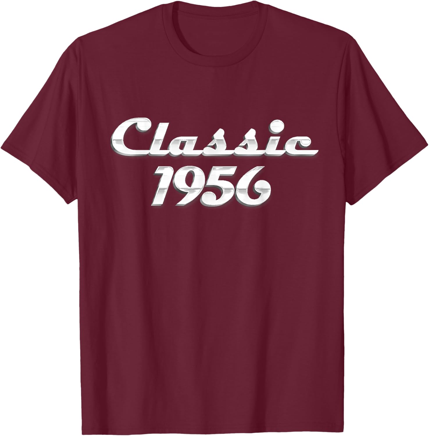 68 Year Old Gift Classic 1956 Vintage Car 68th Birthday T-Shirt - T-Shirt | Maroon