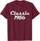 68 Year Old Gift Classic 1956 Vintage Car 68th Birthday T-Shirt - T-Shirt | Maroon