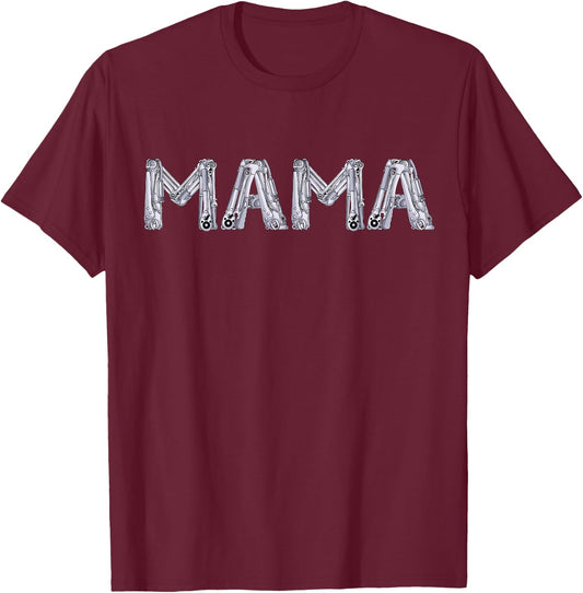 Funny mechanic gifts for Mama Garage tools parts T-Shirt - T-Shirt | Maroon
