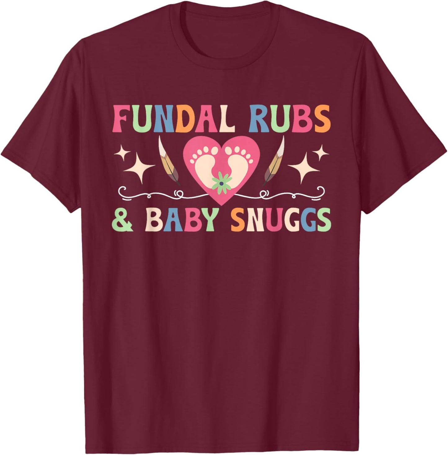 Mother Baby Nurse Best Mom Baby Nurse Postpartum Nurse T-Shirt - T-Shirt | Maroon