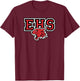 Disney High School Musical The Series Wild Cats Logo T-Shirt - T-Shirt | Maroon