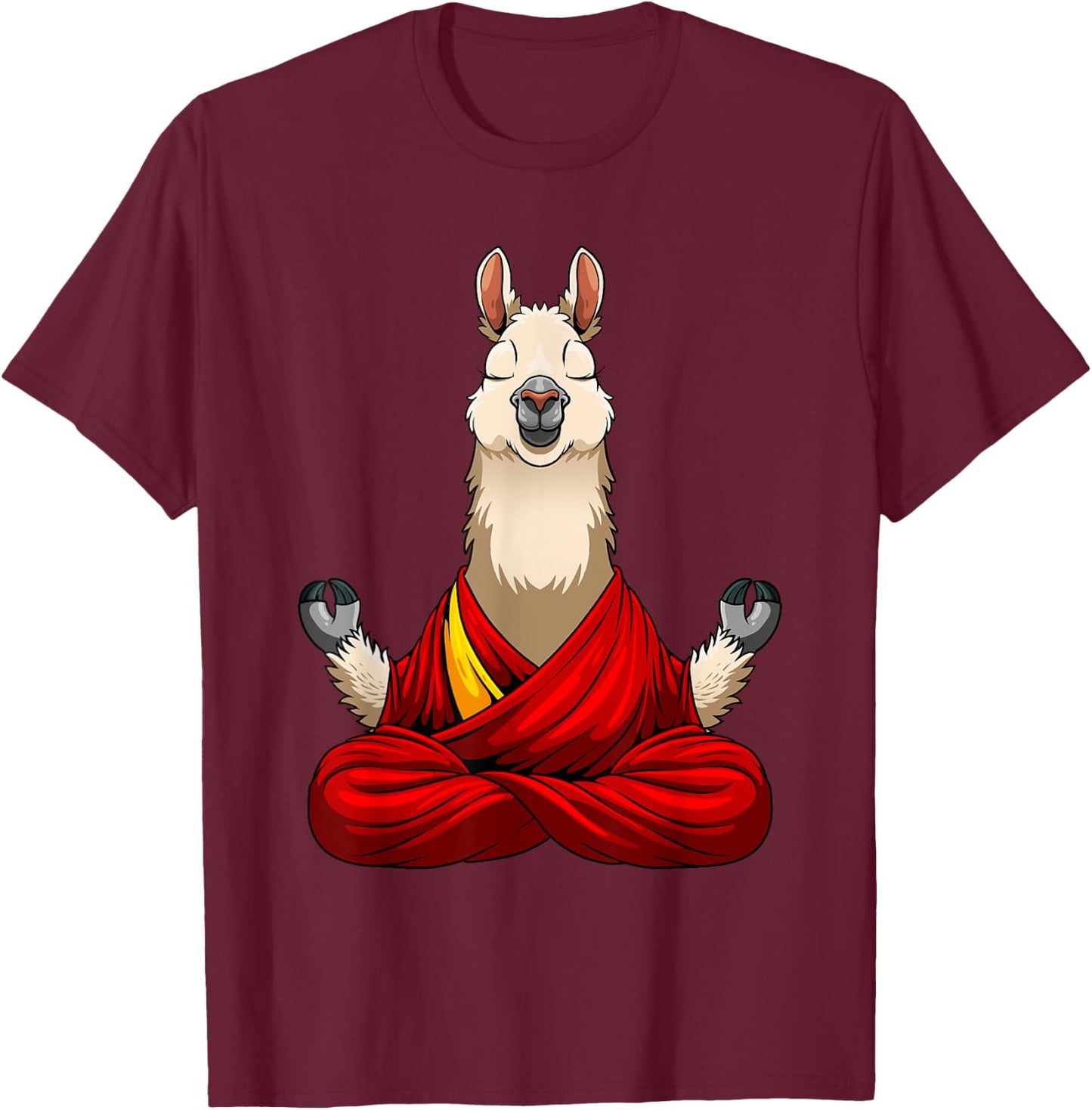 Cute Llama Design Women Alpaca Animal Llama Lovers T-Shirt - T-Shirt | Maroon