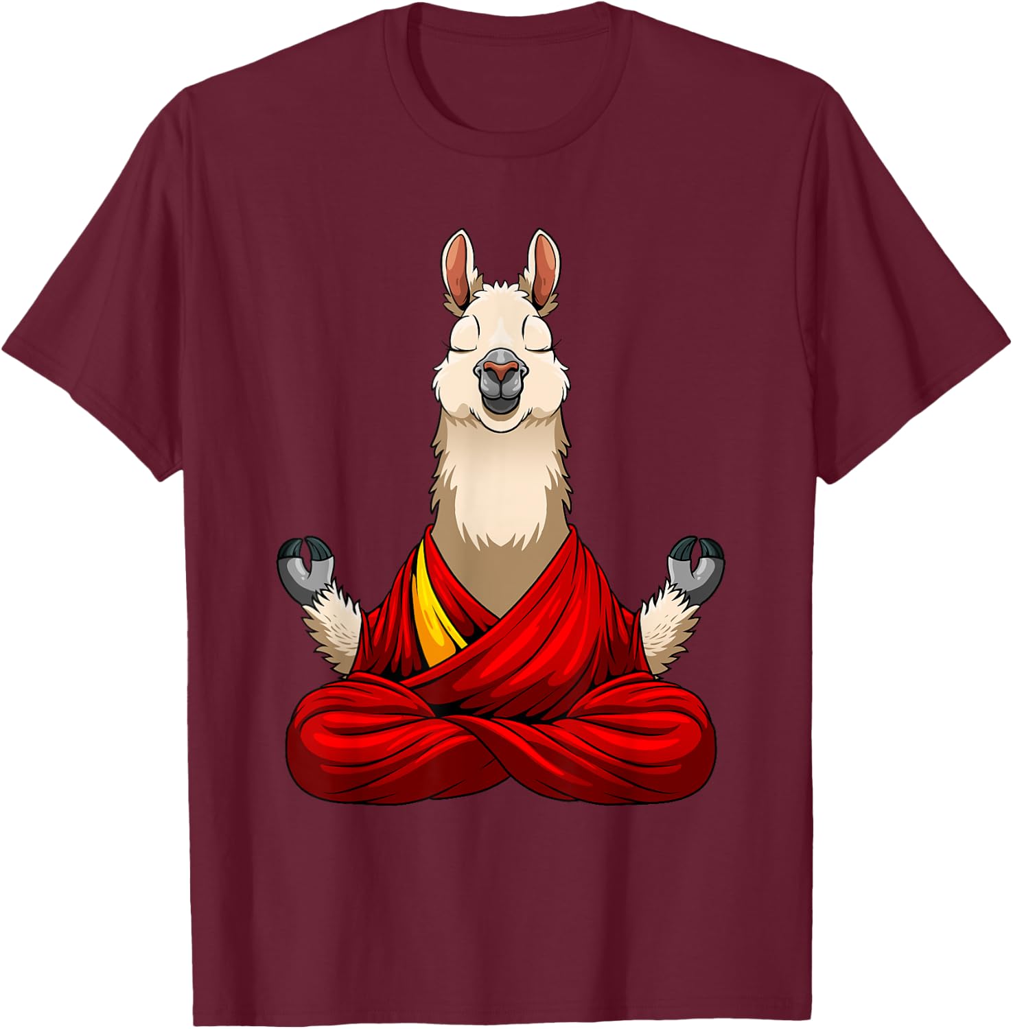 Cute Llama Design Women Alpaca Animal Llama Lovers T-Shirt - T-Shirt | Maroon