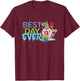 Spongebob Squarepants Best Day Ever Gary Birthday T-Shirt - T-Shirt | Maroon