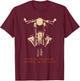 Vintage Motorcycle: Biker Rider Vintage Men's T-Shirt - T-Shirt | Maroon