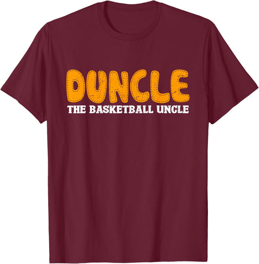 Duncle Basketball Uncle T-Shirt - T-Shirt | Maroon