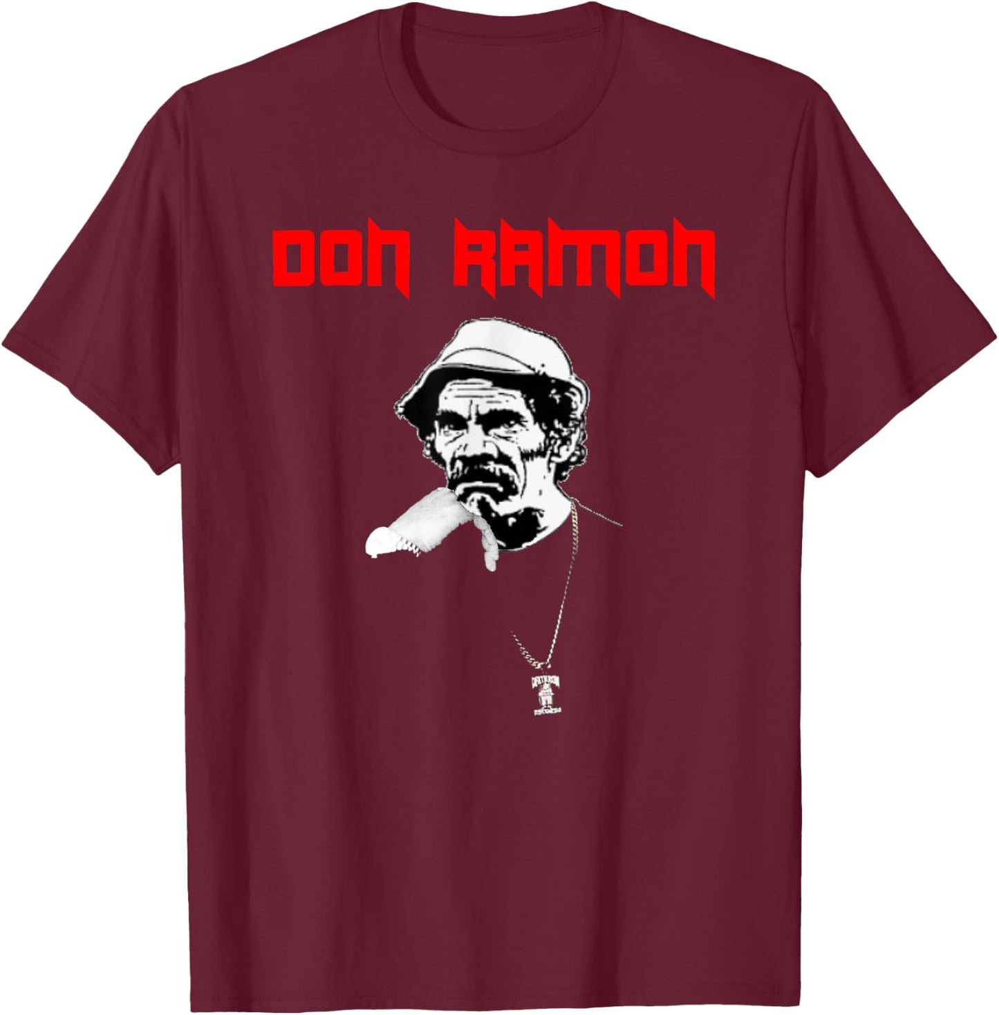 Don Ramon, Chapulin Colorado T-Shirt - T-Shirt | Maroon
