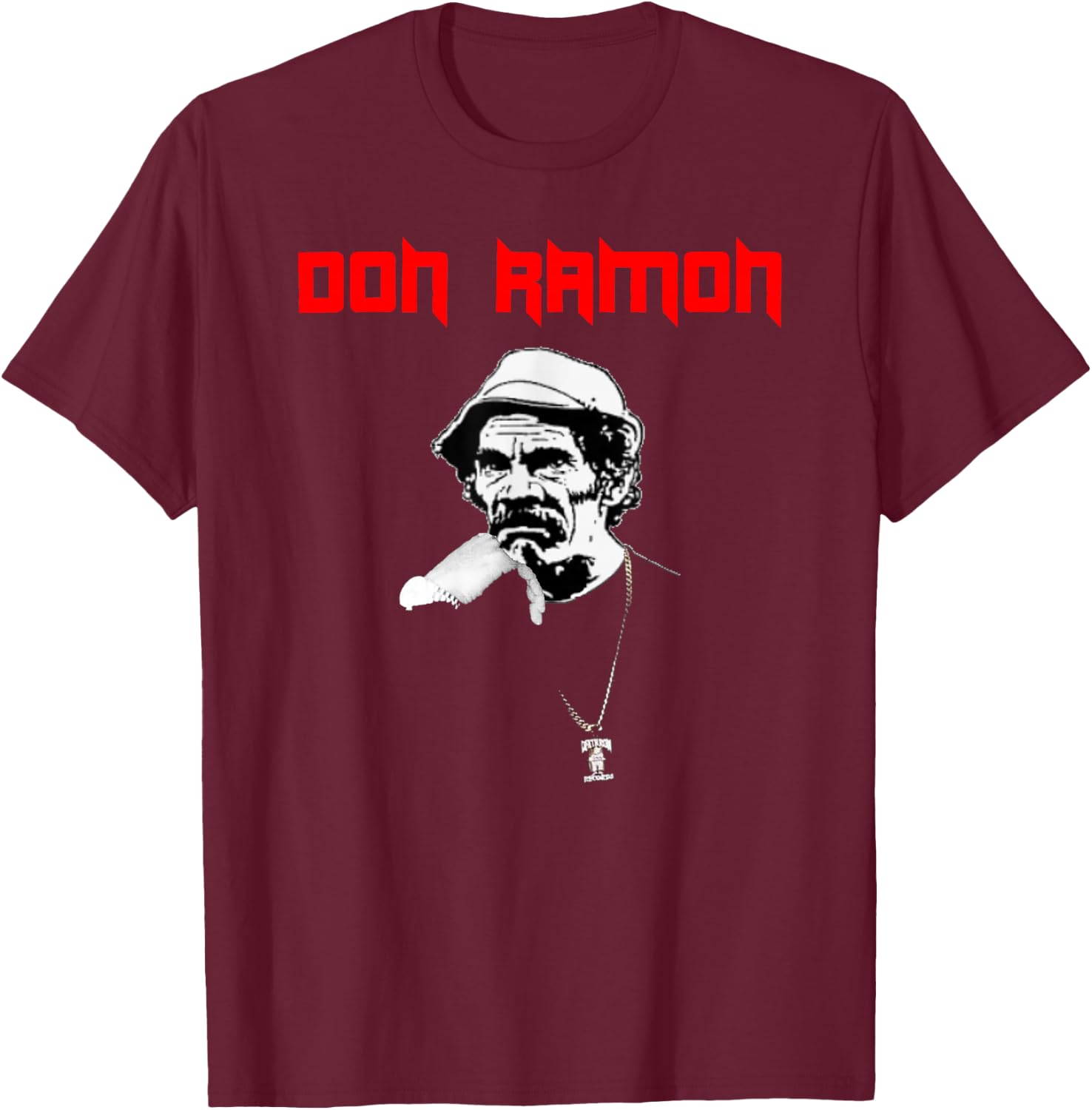 Don Ramon, Chapulin Colorado T-Shirt - T-Shirt | Maroon