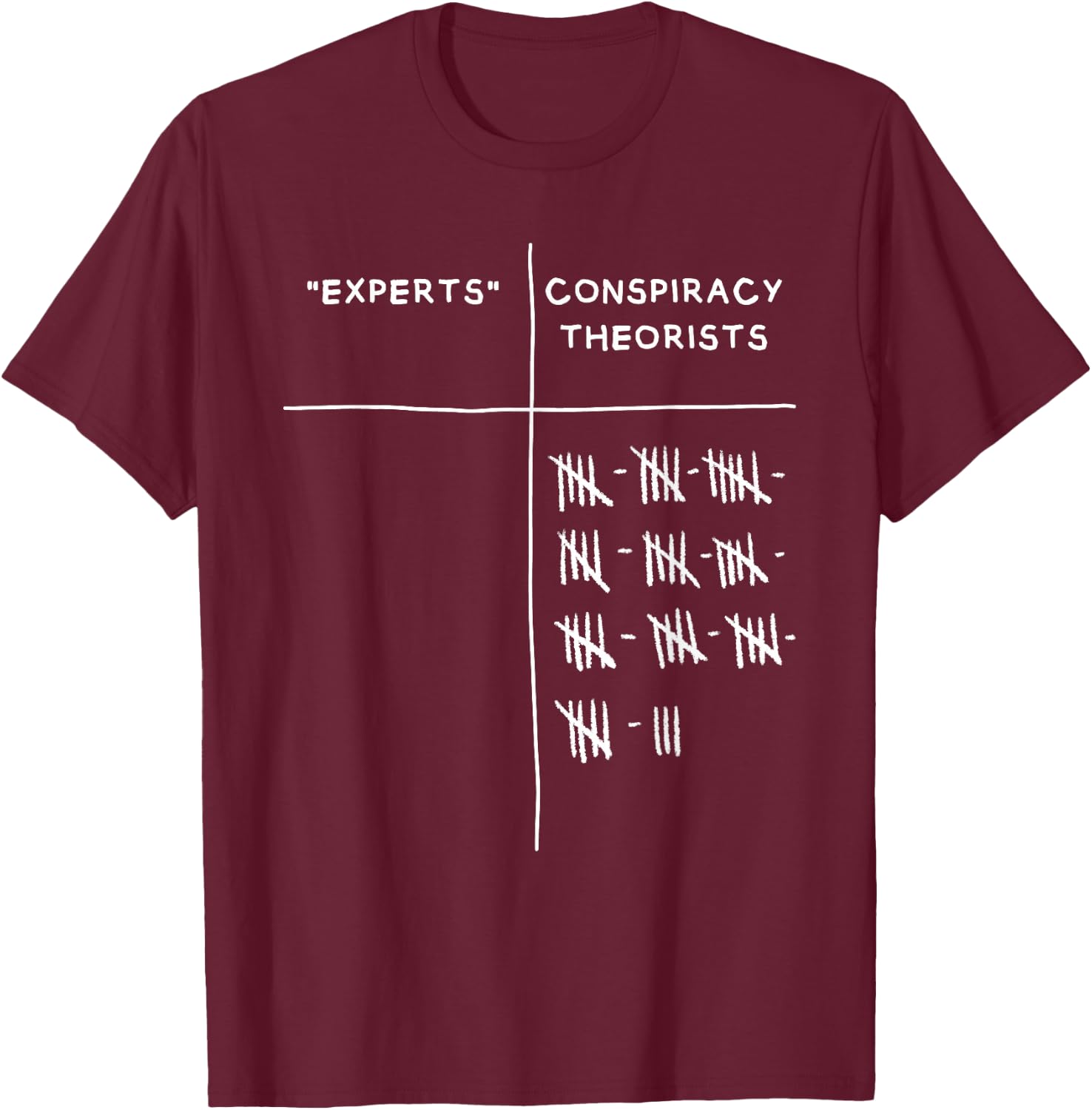 Cool Conspiracy Theorist Art Women Conspiracy Theory T-Shirt - T-Shirt | Maroon
