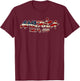 America July 4 1776 4th Of July USA Flag Patriotic American Men T-Shirt - T-Shirt | Maroon