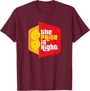 Price is Right Logo T-Shirt - T-Shirt | Maroon