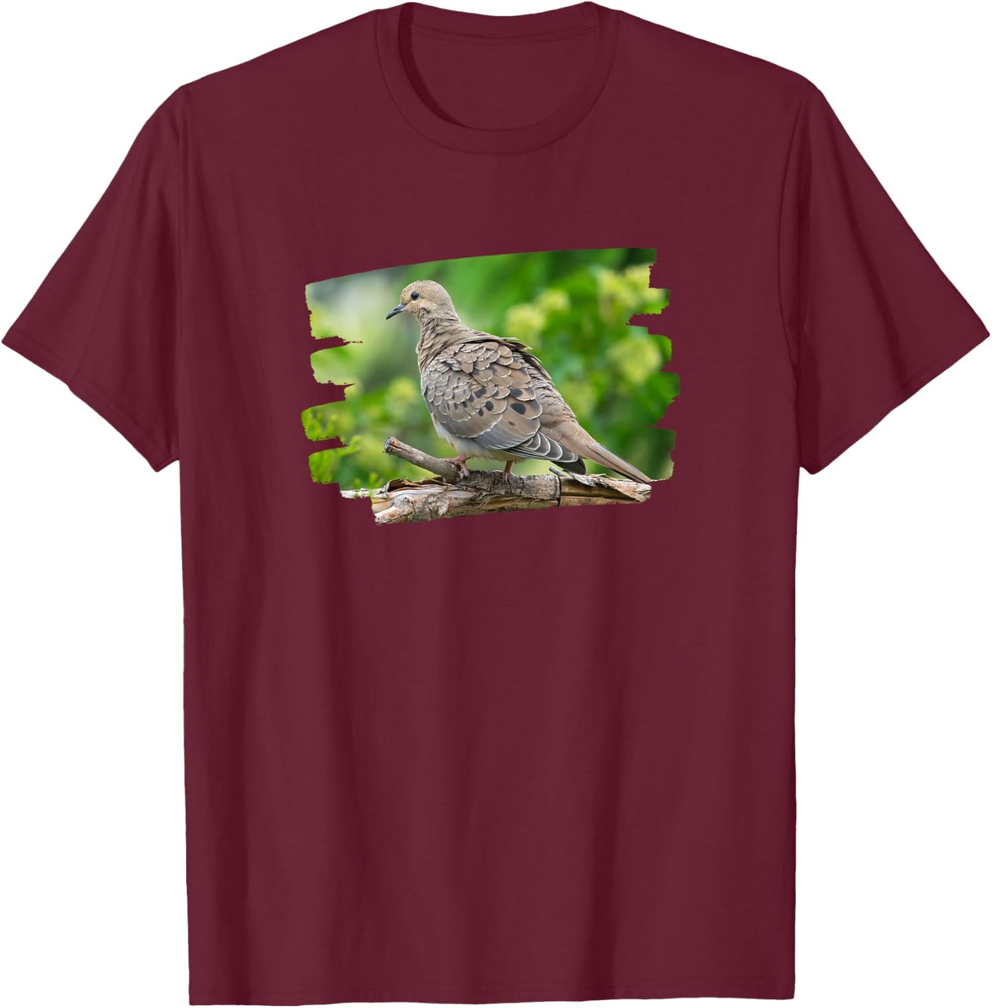 Mourning Dove T-Shirt - T-Shirt | Maroon