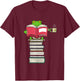 Funny Frog Reading Books and Drinking Tea T-Shirt - T-Shirt | Maroon
